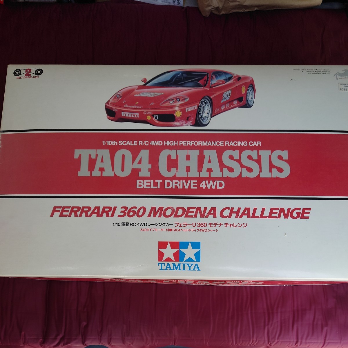 宅配便配送 絶版 タミヤ RC 1/10 フェラーリ 360 モデナ チャレンジ