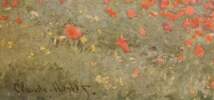 【名作】クロード・モネ　『ひなげし』 1873年 30x39cm 複製画 ◆ルノワール ミレー 絵画 美術 印象派 ドガ 油彩画 ポスター_画像4
