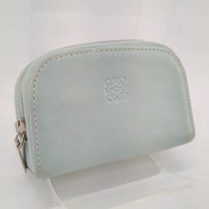 LOEWE Loewe coin case change purse . mint green series hole gram napa leather *3107/SBS according shop 