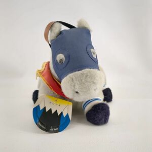 * black fne no. 2 times Japan cup dirt horse racing soft toy AVANTI used *3114/ height . shop 