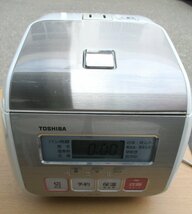 ☆東芝 TOSHIBA RC-5LS 鍛造厚釜3合炊き 保温釜◆おいしく炊き上げ991円_画像1