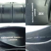 KATHARINE HAMNETT ストレートチップ 表記サイズ：25.5cm 重さ：736g キャサリンハムネット X597Z 靴 シューズ 黒 3987 2006 067_画像10