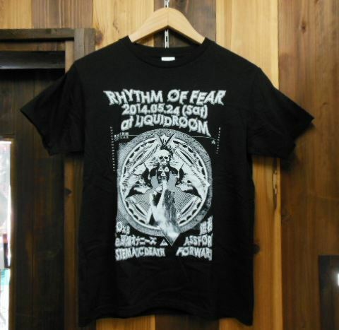 RHYTHM OF FEAR 2014 Tシャツ 原爆オナニーズ ASSFORT FORWORD Sledge hammer 参加