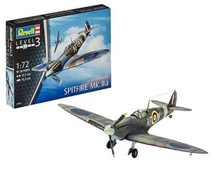 ドイツレベル 1/72 イギリス空軍 スピットファイア MK.IIa プラモデル 0395