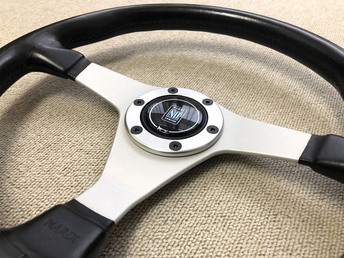 送料0円】 PERSONAL シルバー ホーンボタン ステアリング - www