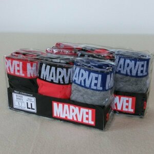 【LL】MARVEL　マーベル　ボクサー　６枚セット（２パッケージ）　0765　綿混　前開き　（黒・赤・灰　３色）　お買得　Walt Disney