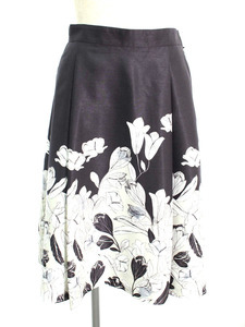 トゥービーシック スカート フラワーモチーフ フレア 花柄 40