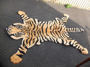 DULTON Tiger rug ダルトン タイガーラグ w240cm d160cm コットン ※直接引き取り可能商品