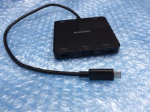 ELECOM U3HC-DC03BBK USB3.1ハブ/ Gen1/ ドッキングステーション/ Power Delivery対応/ Type-Cコネクタ【複数あり】_画像1