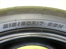 10927 中古 1本 215/60R17 96H ダンロップ エナセーブ RV504 バリ山 215 60 17 215-60-17 215/60/17_画像2