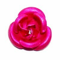 Алюминиевая роза 10мм розовый темно-розовый 10 штук