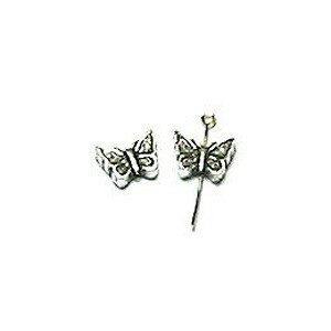  metal style parts butterfly 11×8mm