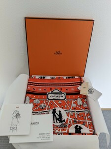 新品タグ付き HERMES カレ55 スカーフ 確実正規 エルメス 未使用 バンダナ