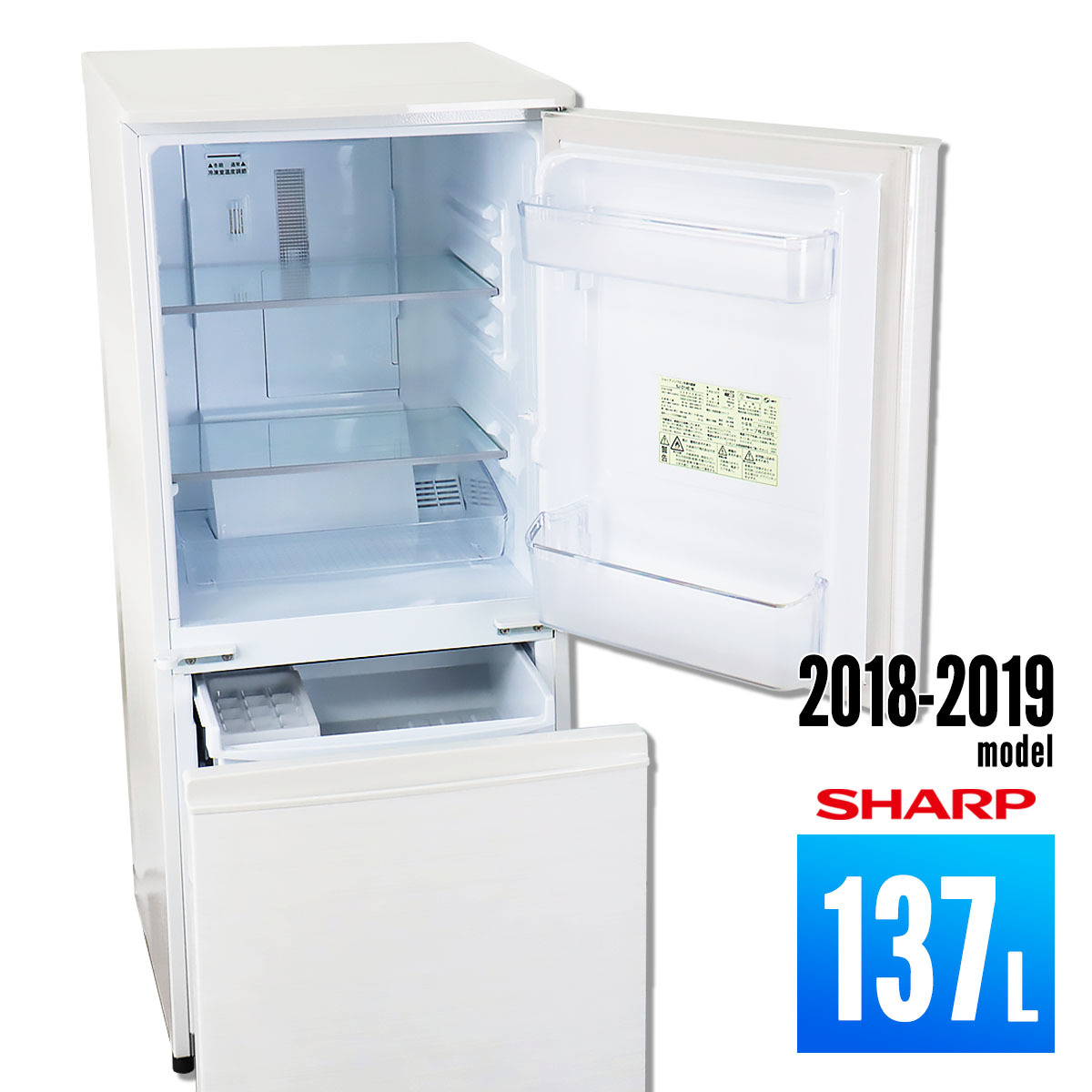 生活家電 冷蔵庫 シャープ SJ-D14E-W [ホワイト系] オークション比較 - 価格.com