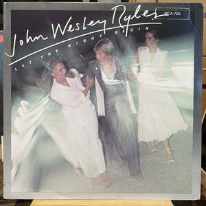 【US盤Org.】John Wesley Ryles Let The Night Begin (1979) MCA-3183