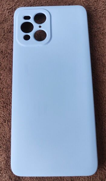 ①find x3 pro シリコン ケース パープル
