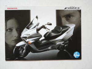 【カタログのみ】 ホンダ フォルツァ 250cc MF06型 2001年 9P スクーター バイク カタログ リーフレット