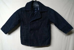 *baby Gap Gap * with cotton Denim pea coat *3 -years old for *