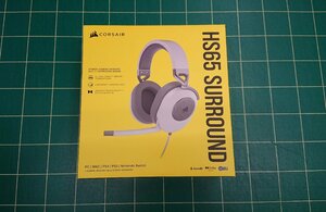 CORSAIR HS65 SURROUND 有線ゲーミングヘッドセット ホワイト （AP） CA-9011271-AP