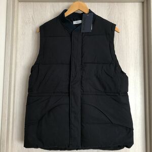 (k) 新品未使用 NONNATIVE ノンネイティブ HIKER DOWN VEST C/N TYPEWRITER ハイカーダウンベスト タイプライタークロス サイズ1 ネイビー