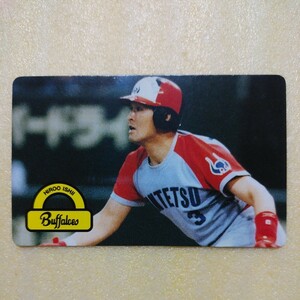 東京スナック　１９９６カルビー野球カード№３２石井浩郎（近鉄）