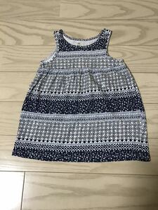 ノースリーブワンピース キッズ　H&M サイズ　US 9-12M