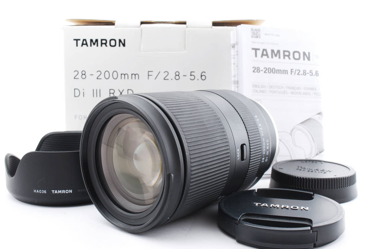 TAMRON 28-200mm F/2.8-5.6 Di III RXD (Model A071) オークション比較 