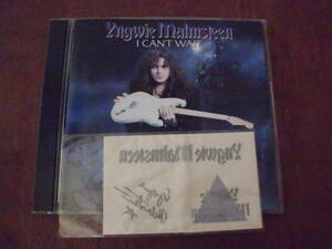 YNGWIE MALMSTEEN/I CAN'T WAIT 国内盤　ペーパータトウあり