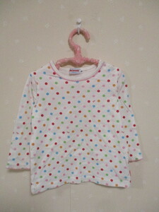 Ω Miki House Ω * pretty long sleeve T shirt * 70-80.30415