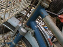 昭和35年（1960年）以前の水谷輪業社（現ミズタニ自転車）製/かなり珍しいブルー&ライトブルーのツートーン／機関良好_画像9