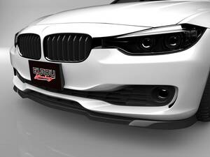  sedan F30 3 series previous term model front under spoiler aero parts 