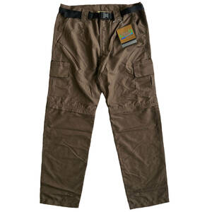 GUIDE'S CHOICE　ガイドチョイス　ハイキングパンツ　バーク（ブラウン）Lサイズ　TRAVEL HIKING PANTS