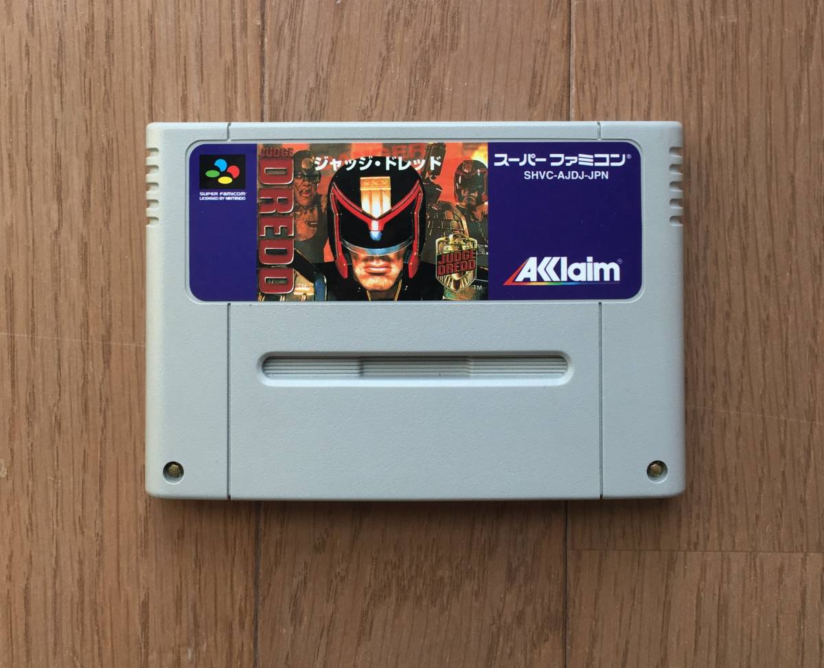 アンケート用紙付き】ジャッジドレッド スーパーファミコン-
