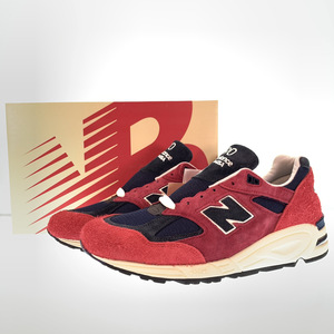 ●NEW BALANCE ニューバランス M990V2 BY TEDDY SANTIS RED バイ テディ・サンティス レッド MADE IN USA 28cm 104