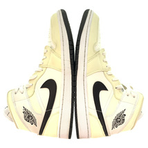 ▲ Nike WMNS Air Jordan 1 Mid ナイキ ウィメンズ エアジョーダン ミッド Coconut Milk ココナッツ ミルク ホワイト 白 BQ6472-121 104_画像6