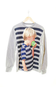 ◯ JW Anderson JWアンダーソン 23SS BOY WITH APPLE プリント スウェット JW0069PG1225907 sizeXS グレー 103 