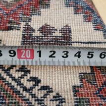 ペルシャ絨毯 AD363 手織り 草木染　スィールジャーン産 187x124 Sirjan_画像8