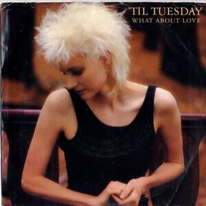 Til Tuesday 「What About Love/ Will She Just Fall Down」 米国EPIC盤EPレコード