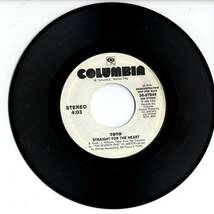 TOTO 「Straight For The Heart」　米国COLUMBIA盤プロモ用EPレコード_画像2