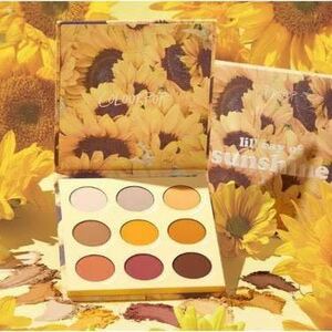 Colour Pop Lil' ray of Sunshine eyeshadow palette цвет pop sunshine тени для век Palette макияж 