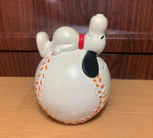 ☆激レア☆　スヌーピー　野球　貯金箱　1968　Snoopy Bank Baseball