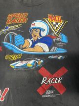 激レア90'S当時物 SPEEDRACER マルチ柄Tシャツ ヴィンテージ　サイズXL マッハGOGOGO USA製　アニメTシャツ　sonic youth コピーライト_画像3