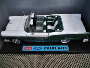  rare article *1/18* roof opening and closing + trunk storage *1957 Ford Skyline na- green * Sunstar made #1334* new goods unopened. box beautiful..