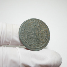 【古代ローマコイン】Constantius I Chlorus（コンスタンティウス・クロルス）クリーニング済 ブロンズコイン 銅貨 フォリス(kNLLnuSbm9)_画像8