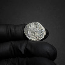 【古代ローマコイン】Caracalla（カラカラ）クリーニング済 シルバーコイン 銀貨 デナリウス(KzsgFCaA8H)_画像7