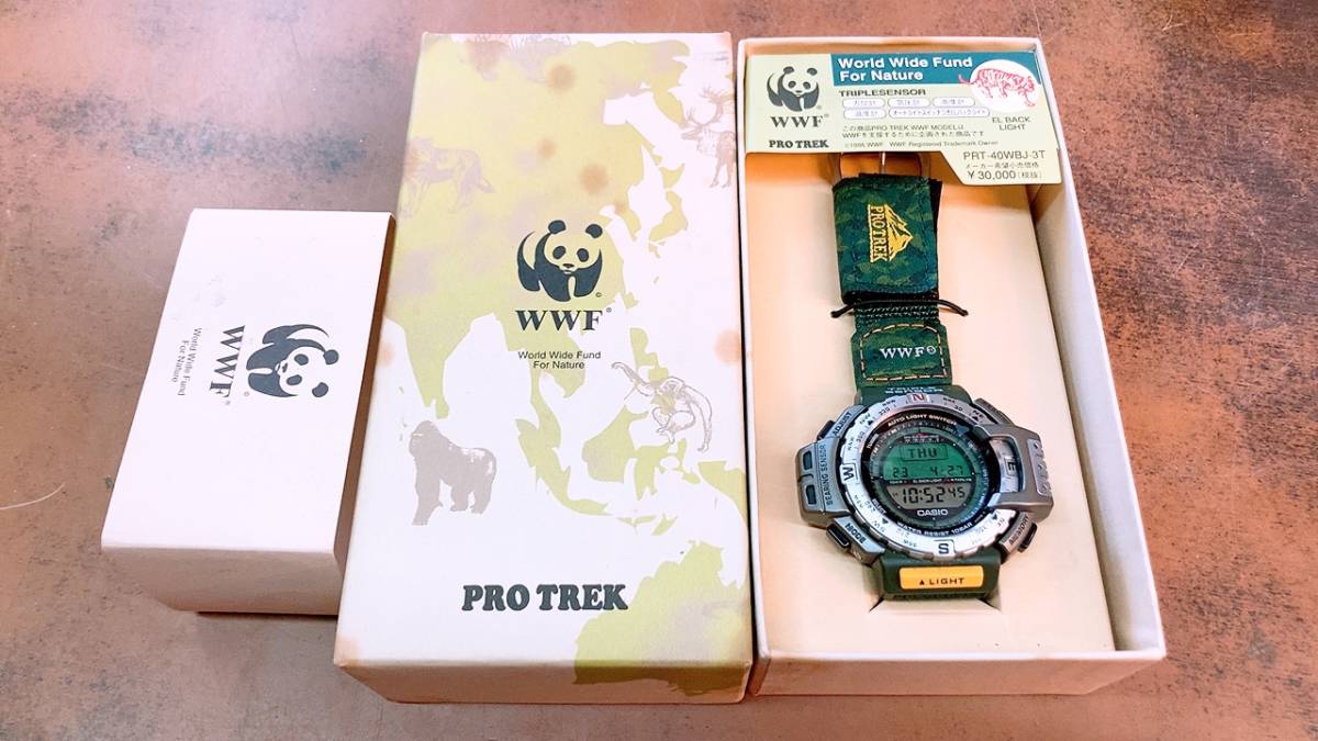 新品•未使用】CASIO WWFコラボ 限定 PRO TREK | paymentsway.co
