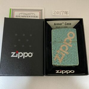 ZIPPO Armor Case #29525 CHAMELEON 未使用　極美品　新ボトム　箱付き　2017年製