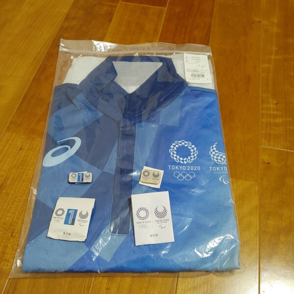 新品未使用TOKYO2020東京オリンピックボランティアシャツ&バッジセット