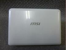 Windows XP・7 OS選択可 ミニノートPC msi U100 MS-N011 ★ Atom N270 1.6GHz/メモリ1.5GB/160GB/10” /無線/Webカメラ/リカバリ作成/2032_画像7