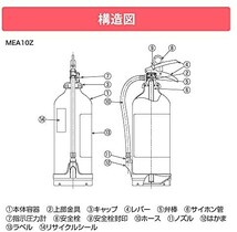 モリタ宮田工業 アルミ製 蓄圧式消火器 10型 アルテシモ 業務用 日本製 MEA10Z_画像5